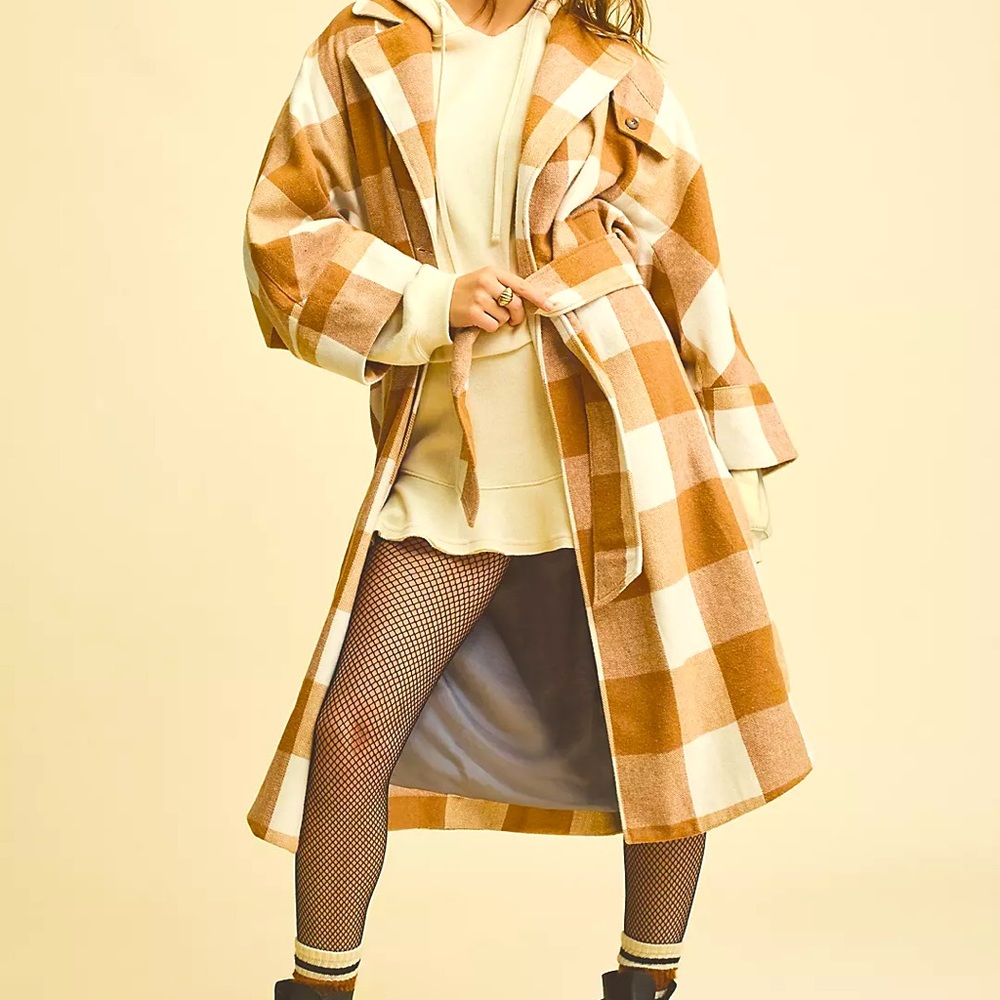 FREE PEOPLE Penelope Wool Coat